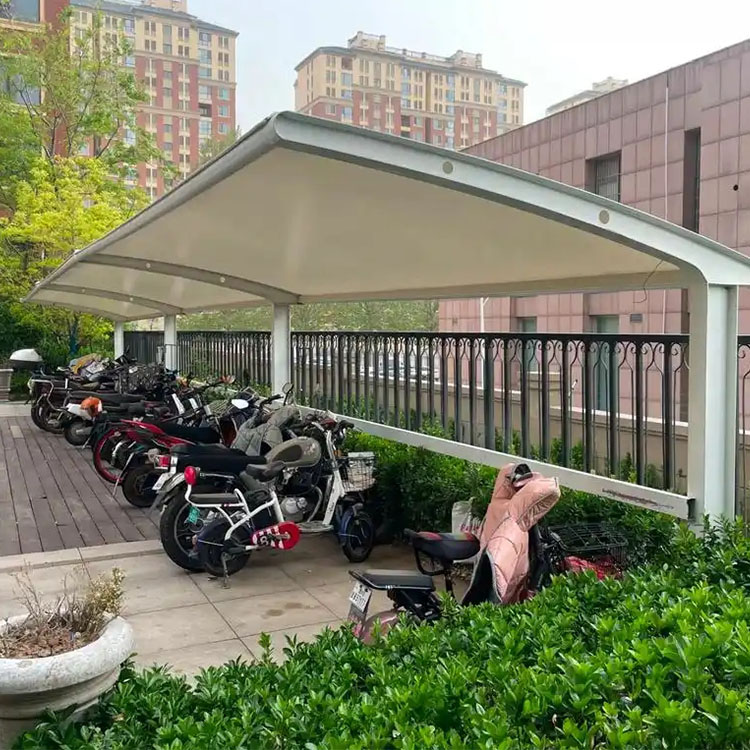 夏邑县膜结构电动车棚